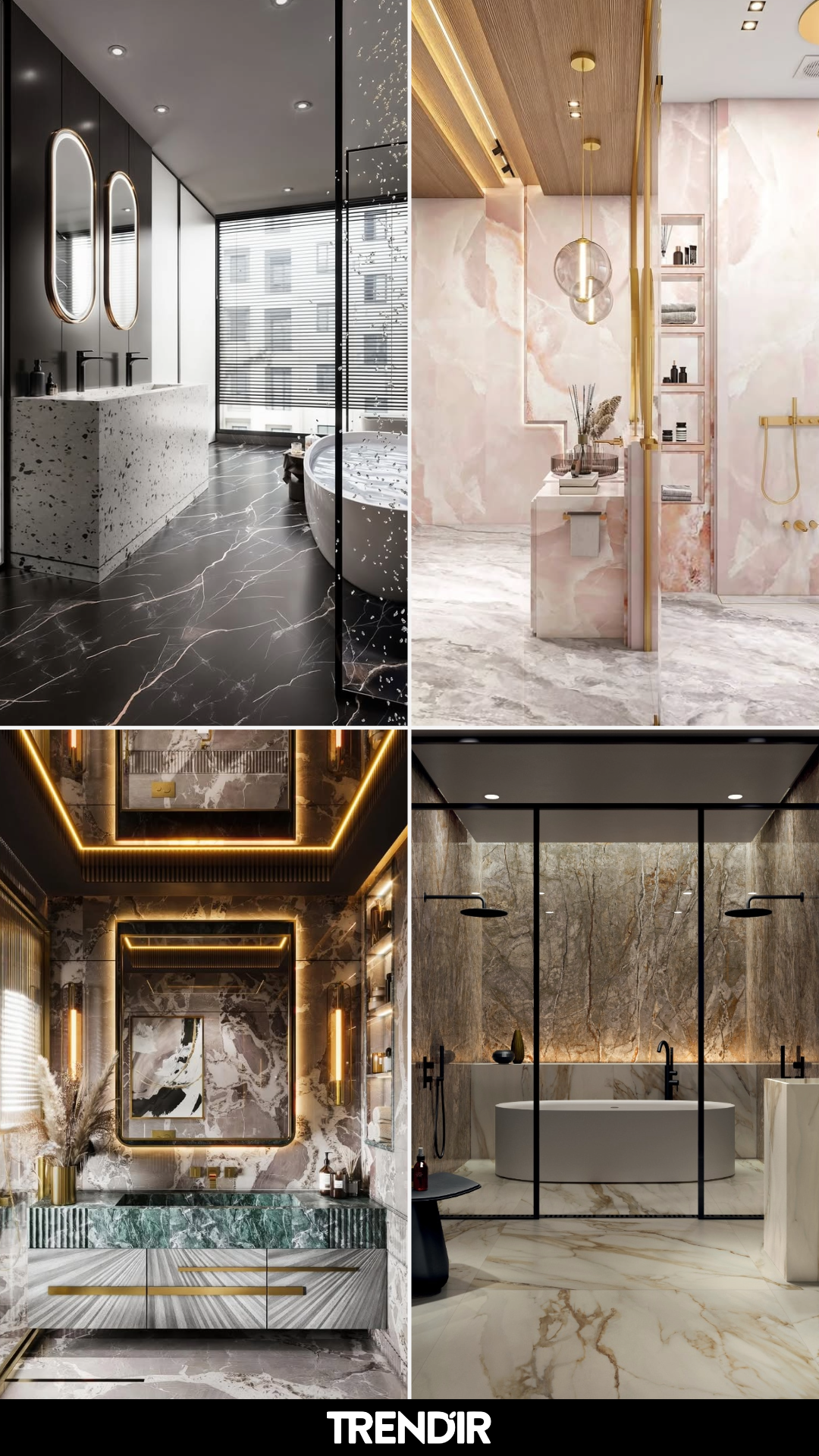 27 Marble Bathroom Ideas If You Want High-End Style Without Remodeling Everything