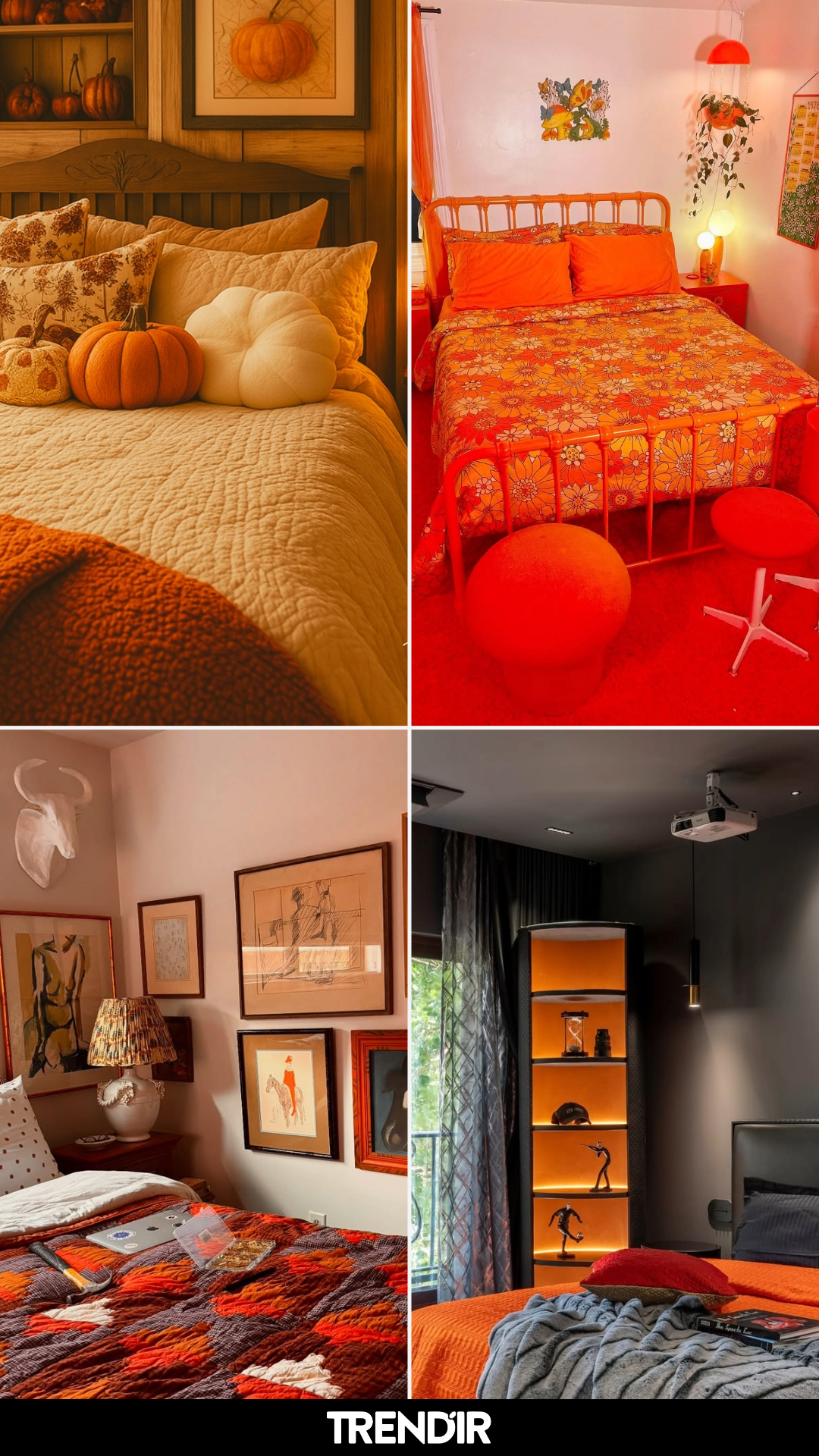 21 Orange Bedroom Ideas You’ll Screenshot If You’re Tired of Another Beige Bedroom