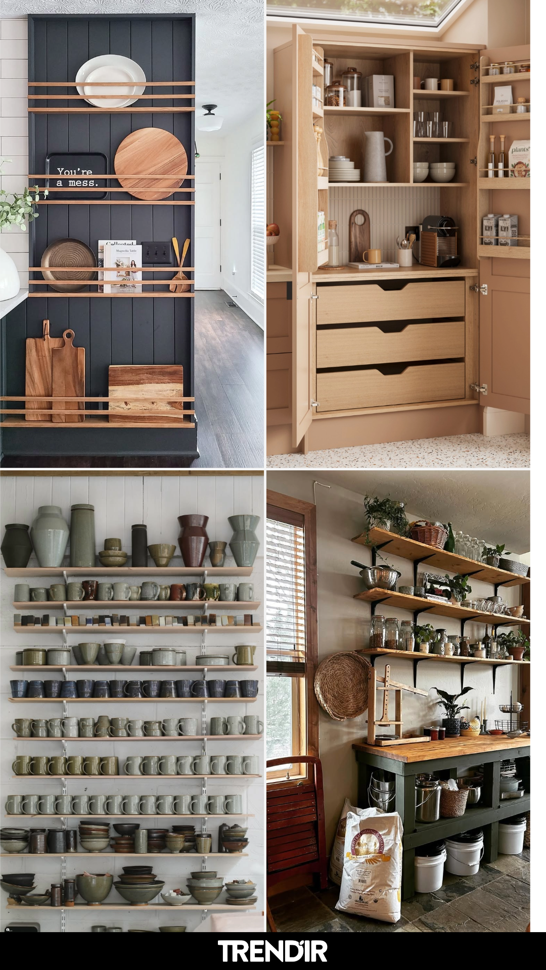 27 Organized Kitchen Shelving Ideas You’ve Probably Never Thought Of
