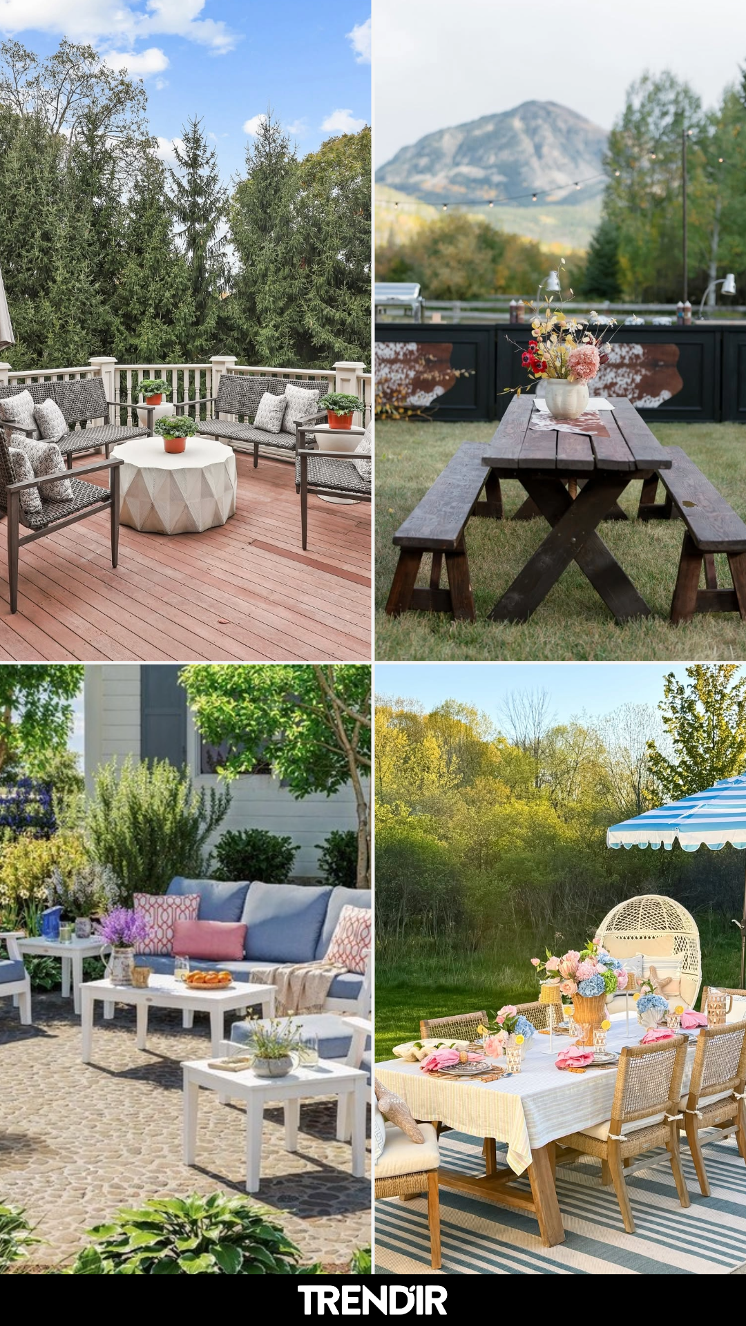27 Patio Table Ideas If You Want Something Modern That Still Works With What You Own