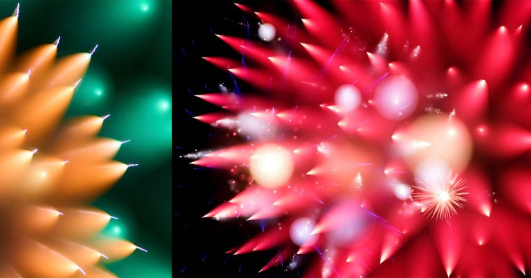 Photographer’s Stunning Abstract Fireworks Pictures Defy Convention