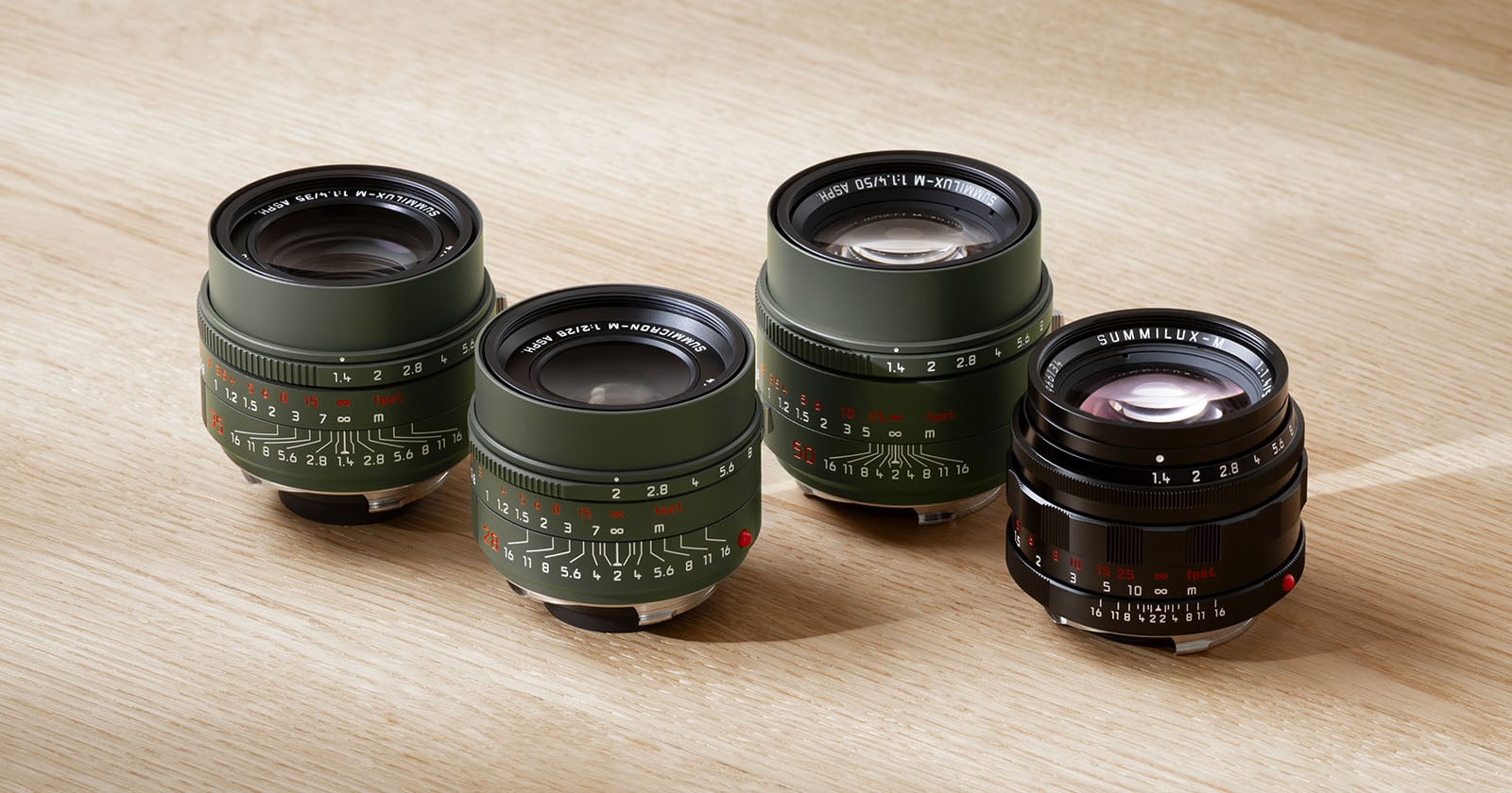 Leica Launches Four M-Lenses In Beautiful New Finishes