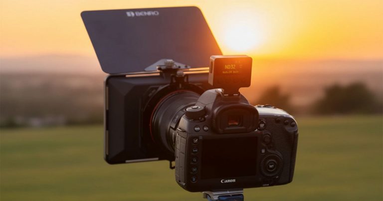 Benro’s Electronic Variable ND Filter Automatically Changes its Strength
