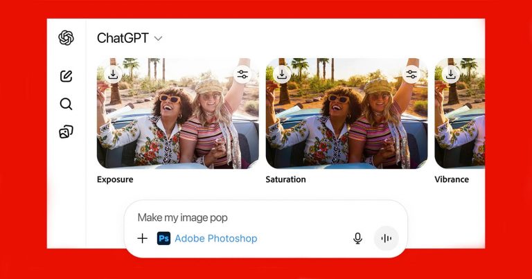 You Can Now Edit Images Using Photoshop Inside ChatGPT