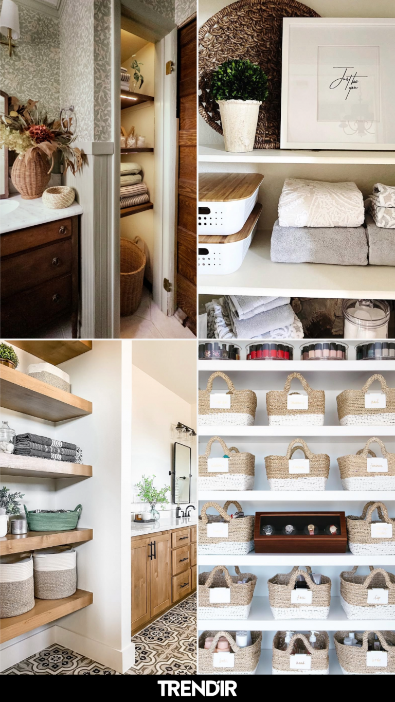 28 Bathroom Linen Closet Organization Ideas That Make Folded Linens Look Like Decor
