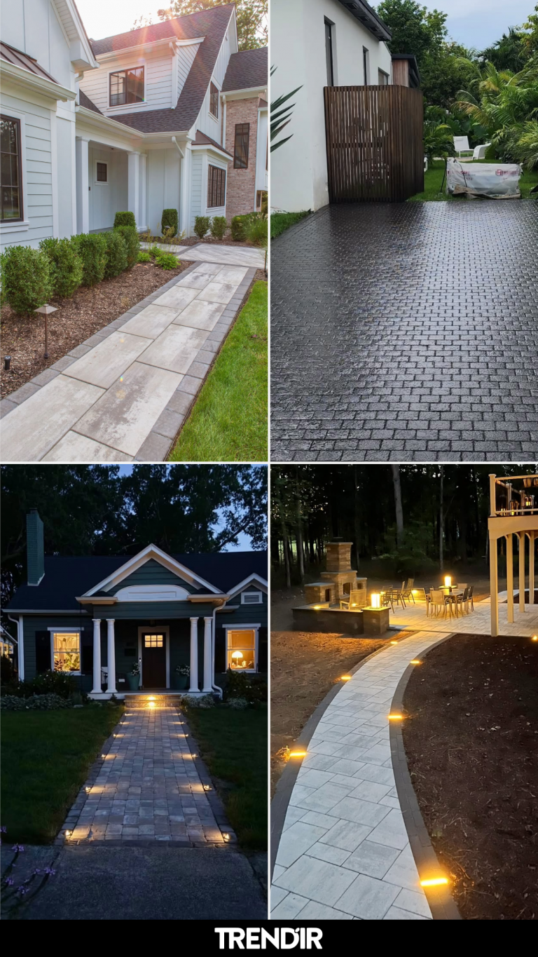 27 Pavers Walkway Ideas You’ll Copy Before Even Finishing the Scroll