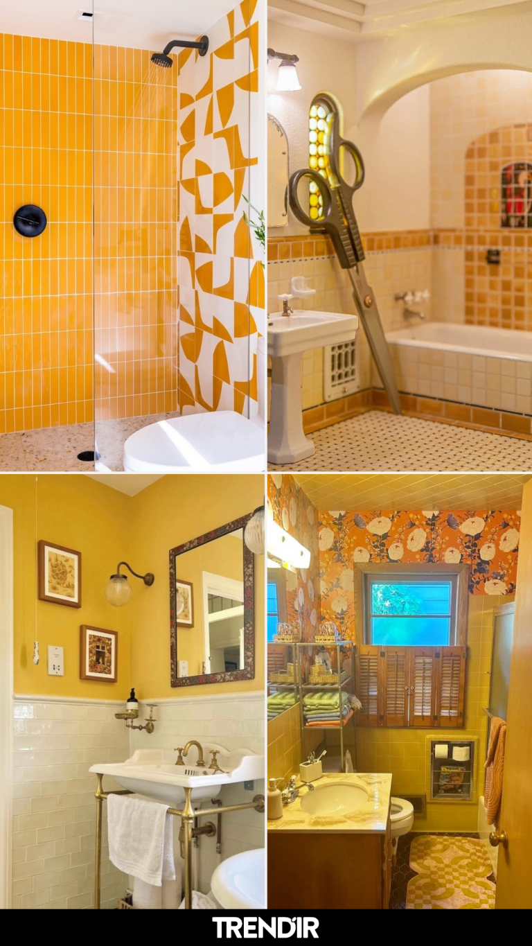 28 Yellow Bathroom Ideas Enforcing Zero Tolerance on Boring, Forgettable Bathrooms