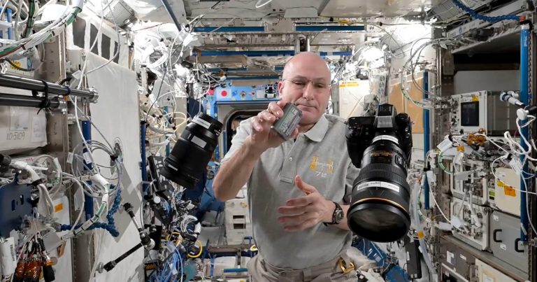 This is How You Change a Camera Battery in Space