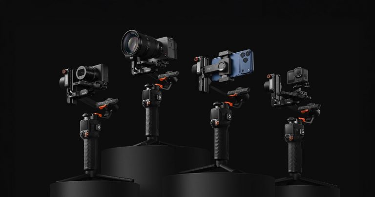 Hohem’s New Gimbals Have a Built-in Camera for AI Subject Tracking