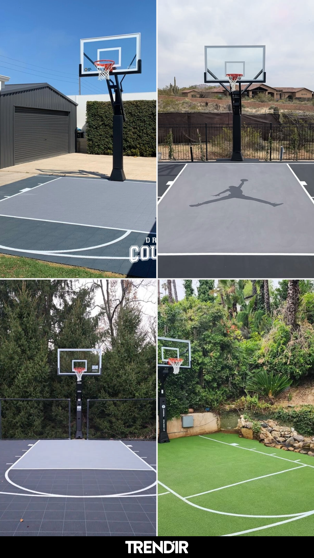 24 Backyard Basketball Court Ideas Designed With Zero Tolerance for Dead Backyard Space