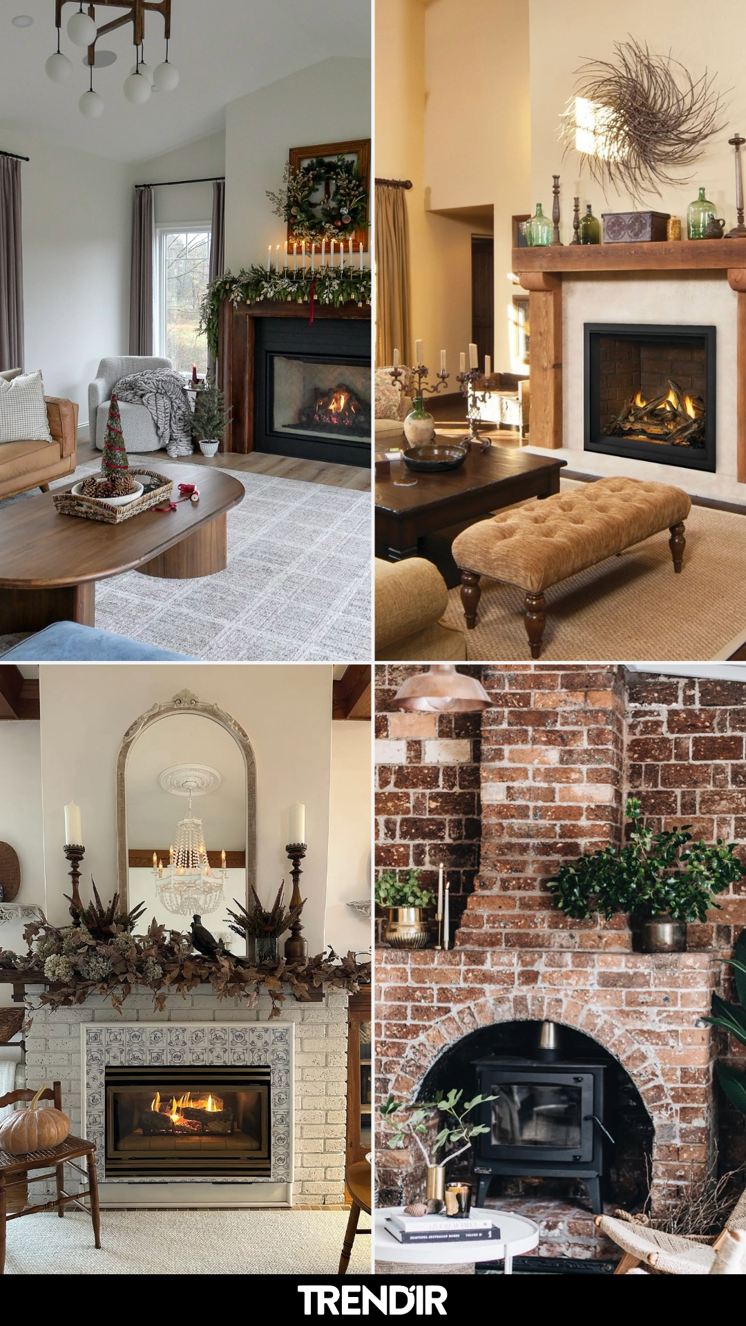 30 Fireplace Decor Ideas With Zero Tolerance for Flat, Lifeless Mantel Arrangements