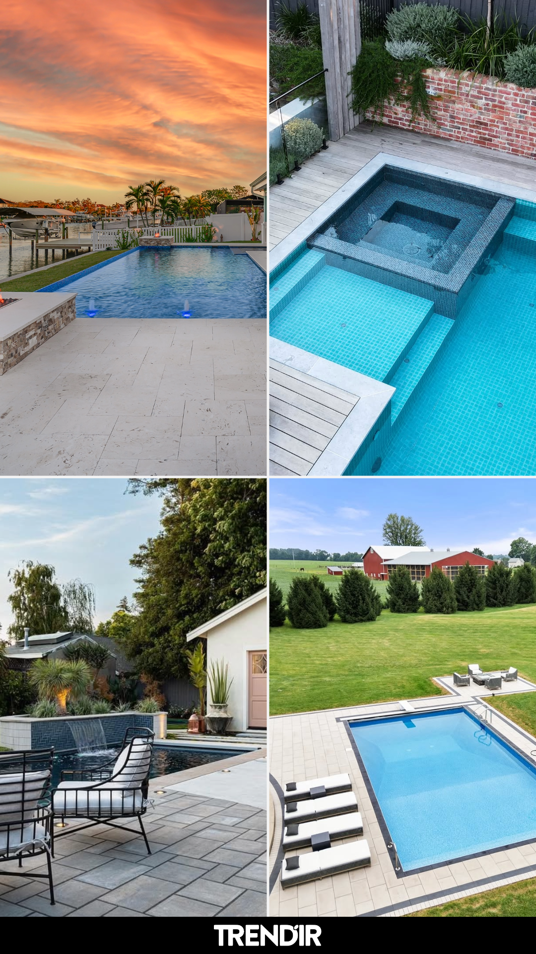 28 Pool Deck Design Ideas That Shift Focus From the Water to the Frame