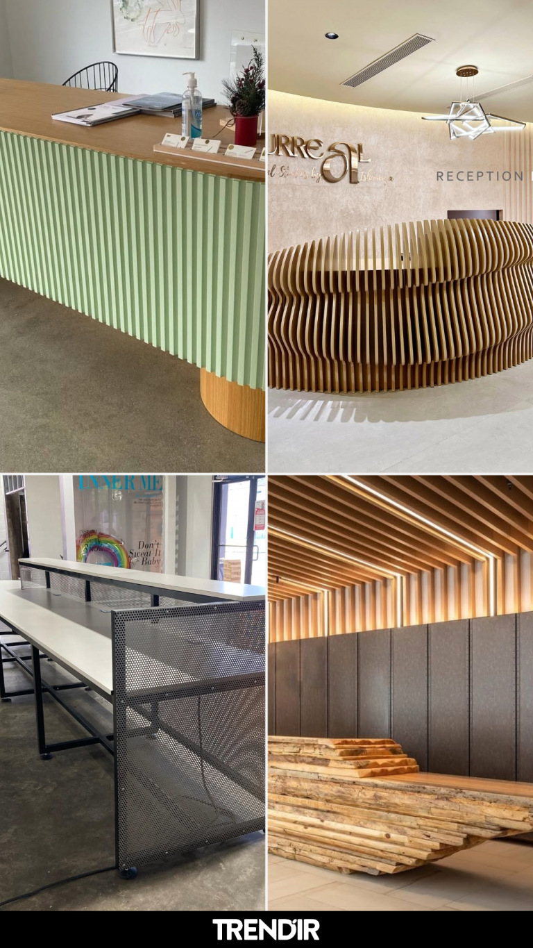 30 Reception Desk Designs For Businesses That Want Style to Hit Before the Greeting Does