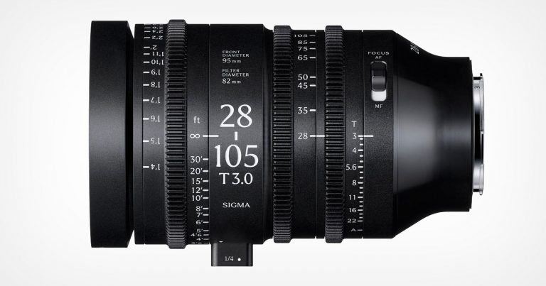 The Sigma AF Cine 28-105mm T3 FF Lens Is Finally Coming on April 16