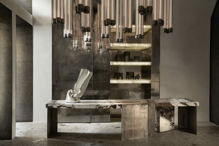 Two Henge Tables Rich in Unique Materials