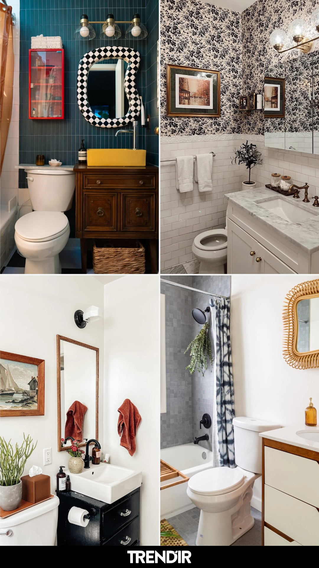 25 Apartment Bathroom Decor Ideas With Zero Tolerance for Sad Rental Bathrooms