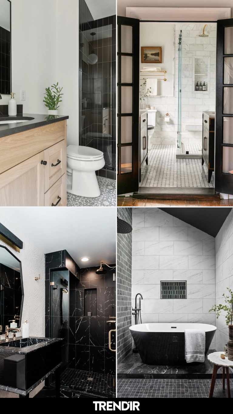 25 Black and White Bathroom Ideas The High-Contrast Look Designers Never Get Tired Of