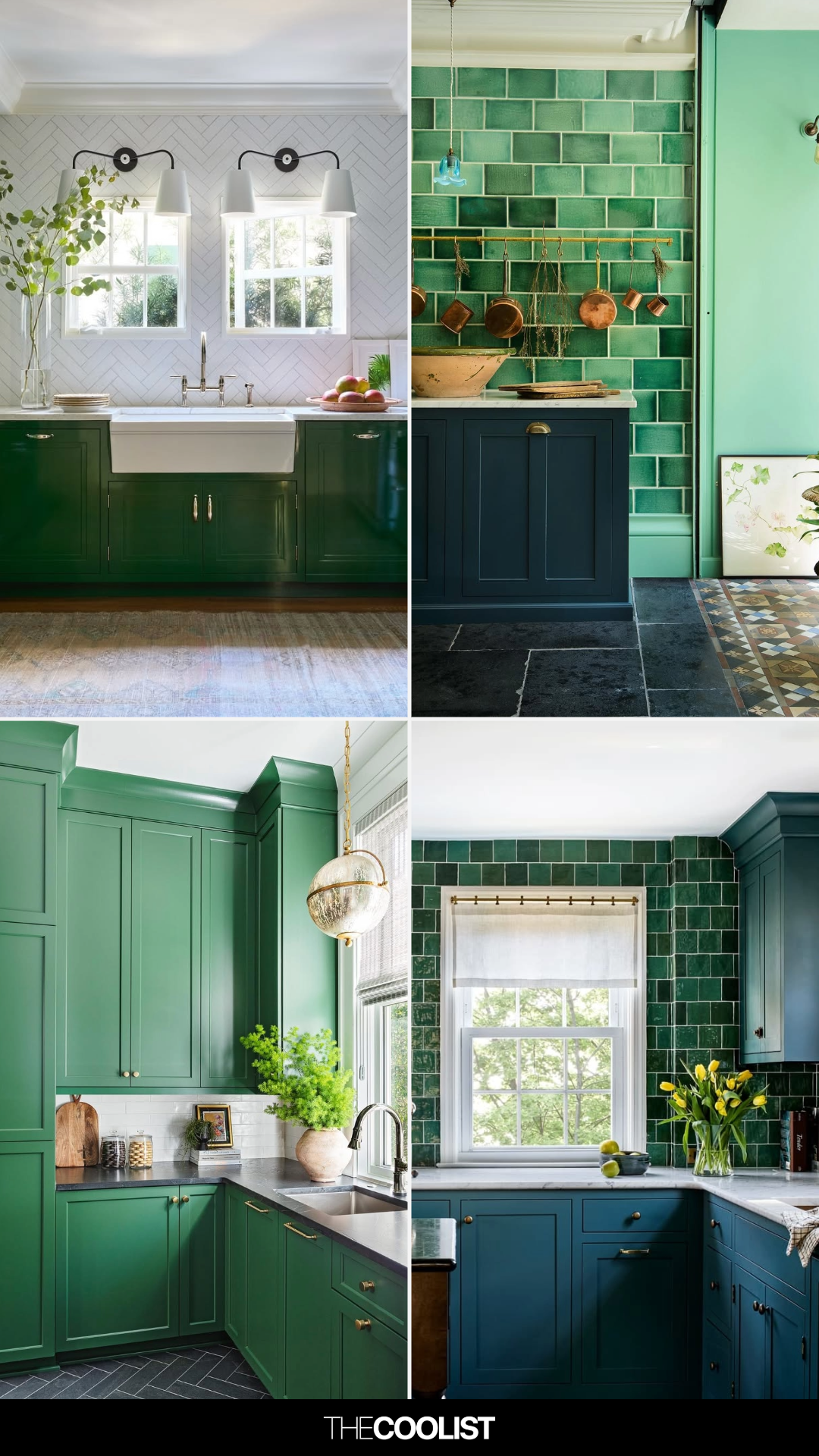 30 Emerald Green Kitchen Ideas With Zero Tolerance for Washed-Out Color Choices
