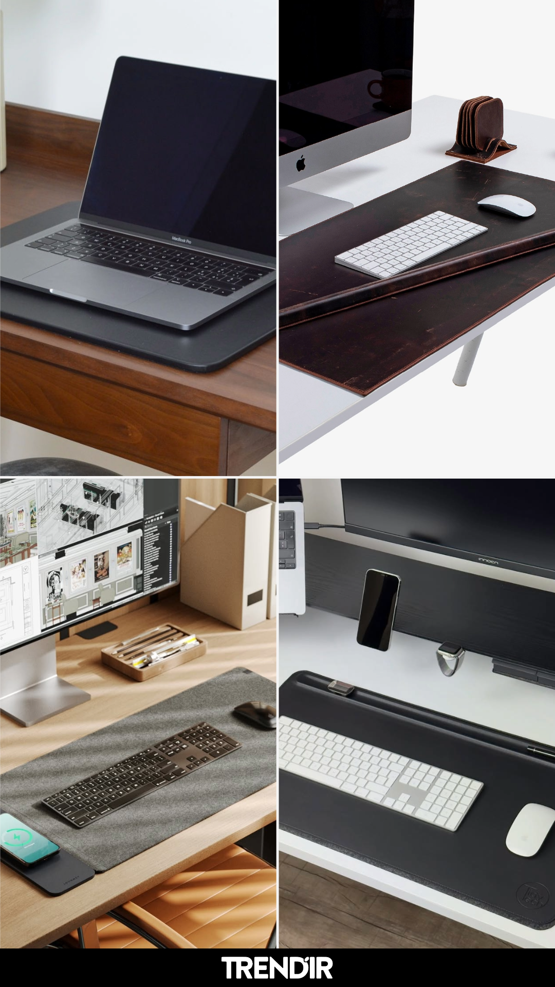 25 Leather Desk Mat Ideas With Zero Tolerance for Cheap-Looking Workstations