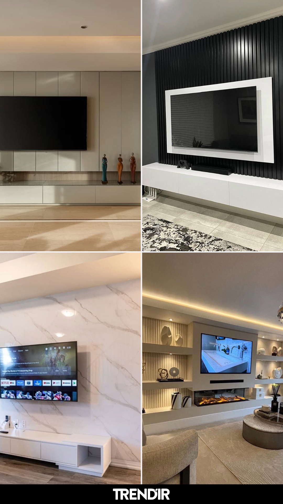 25 Living Room TV Wall Ideas That Make Everything Around the Screen Look Better