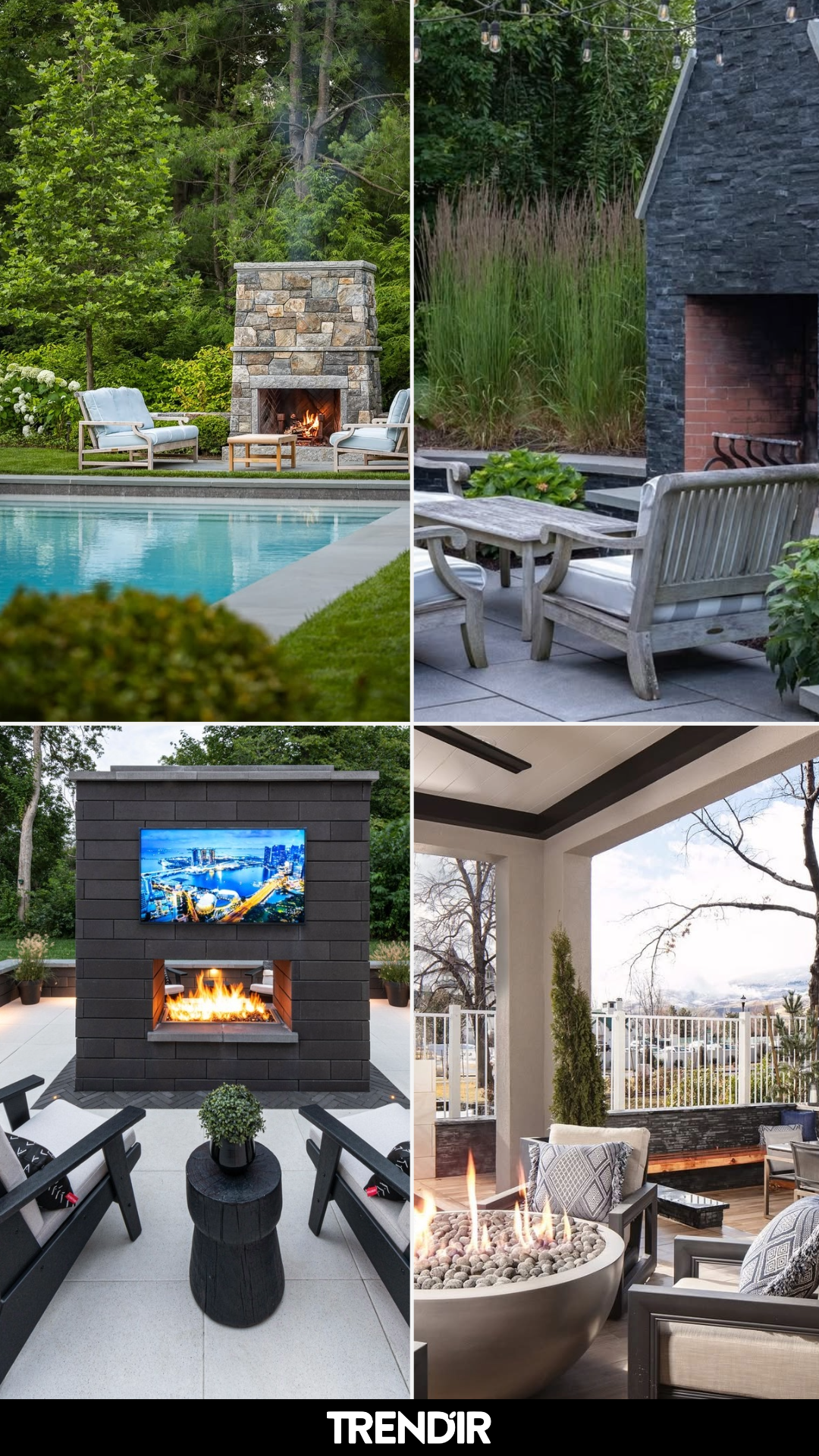 25 Outdoor Fireplace Ideas With Zero Tolerance for Patios That Go Empty After Sunset