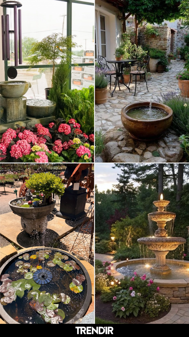 28 Outdoor Fountain Ideas That Turn Still Water Into the Most Mesmerizing Feature You Own