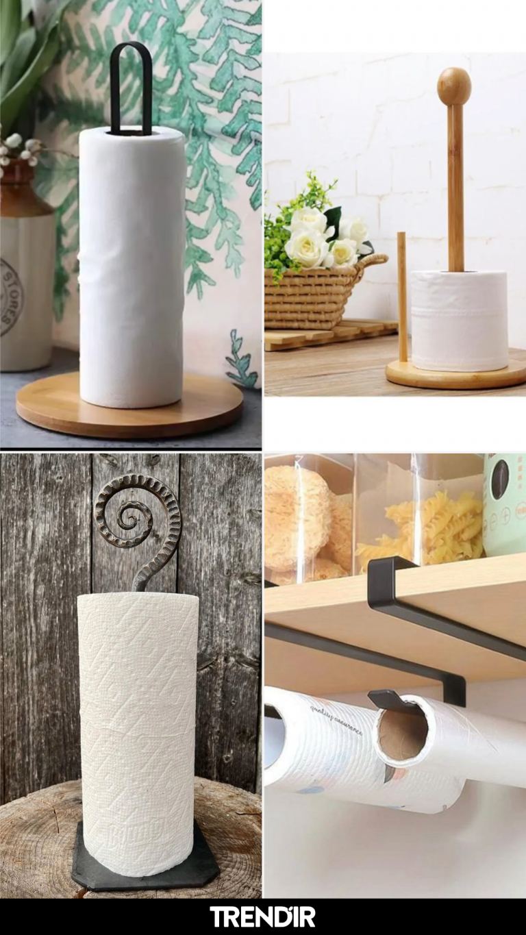 29 Paper Towel Holder Ideas With Zero Tolerance for Cheap-Looking Kitchen Accessories