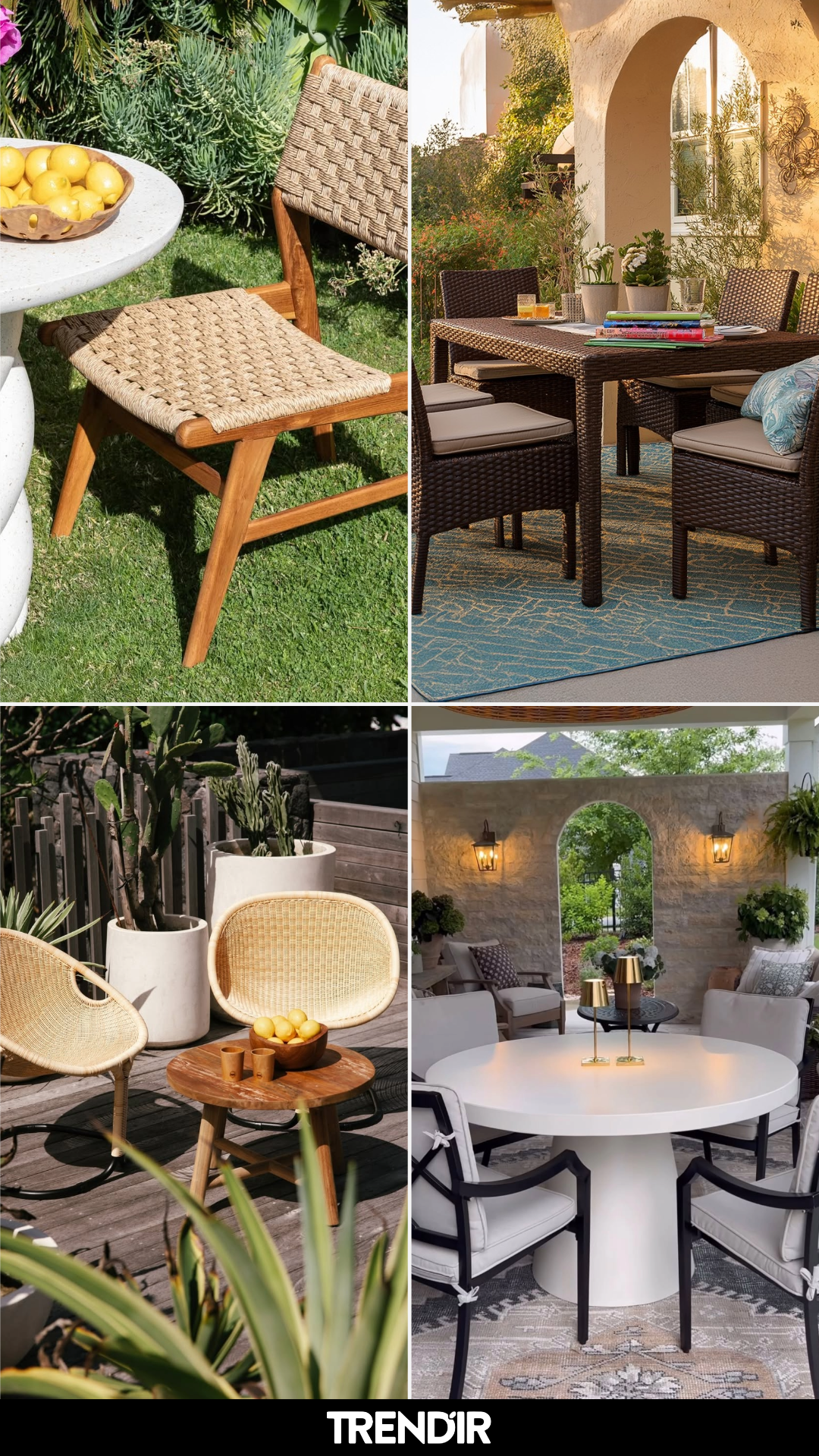 27 Patio Chair Design Ideas With Zero Tolerance for Chairs That Don’t Get Used