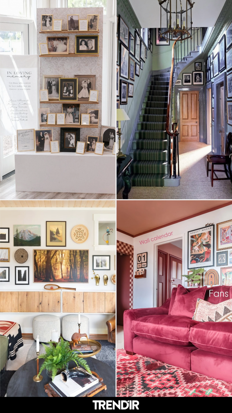 30 Photo Wall Ideas Where Every Frame Feels Like a Memory Trying to Speak