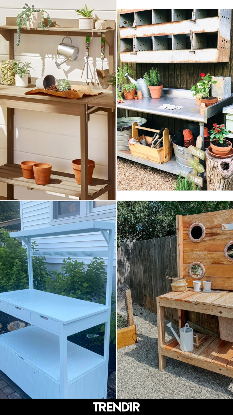 28 Potting Bench Ideas That Give Your Tools, Soil, and Plants a Proper Home