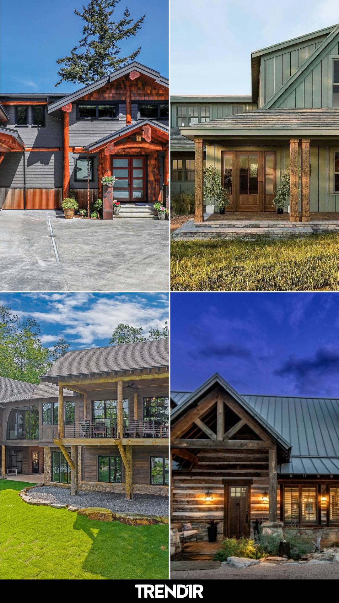 29 Rustic Home Exterior Ideas That Make Your Home Look Like the Most Welcoming One on the Road