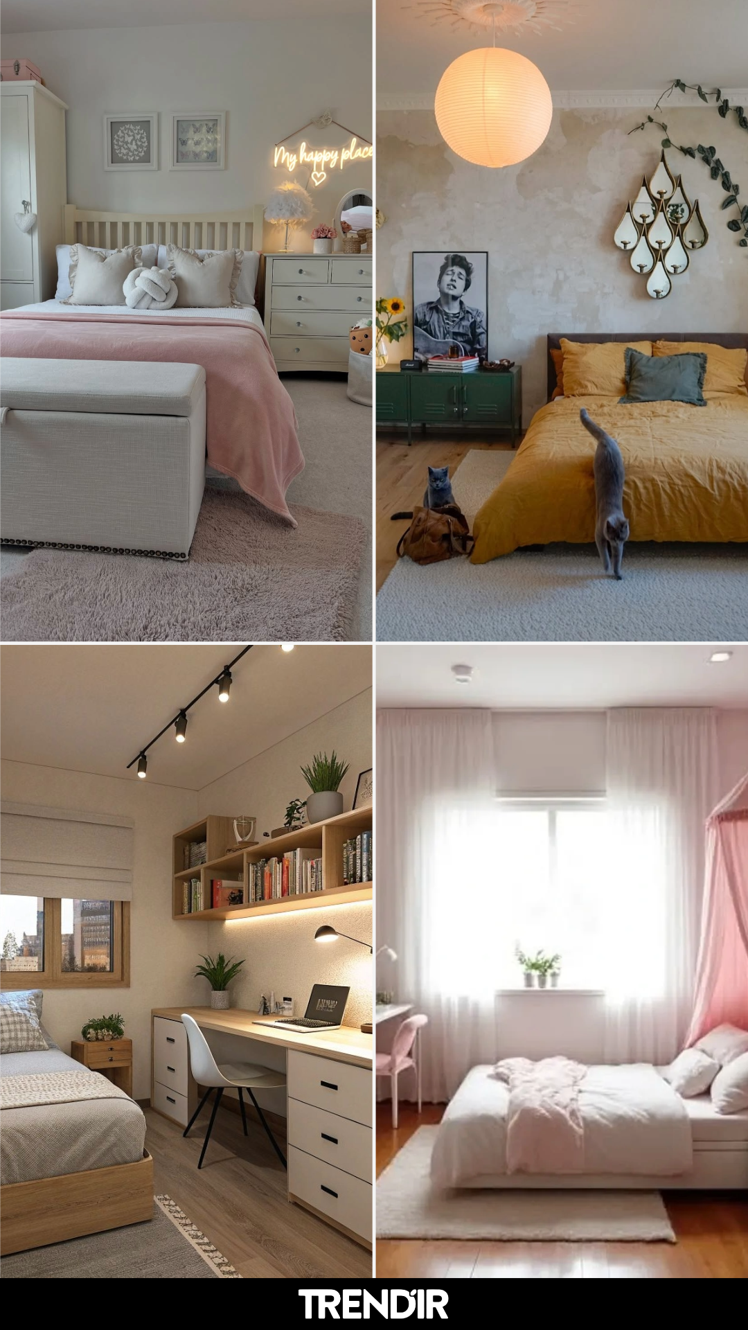 25 Small Bedroom Inspirations That make your bedroom feel bigger the moment you enter