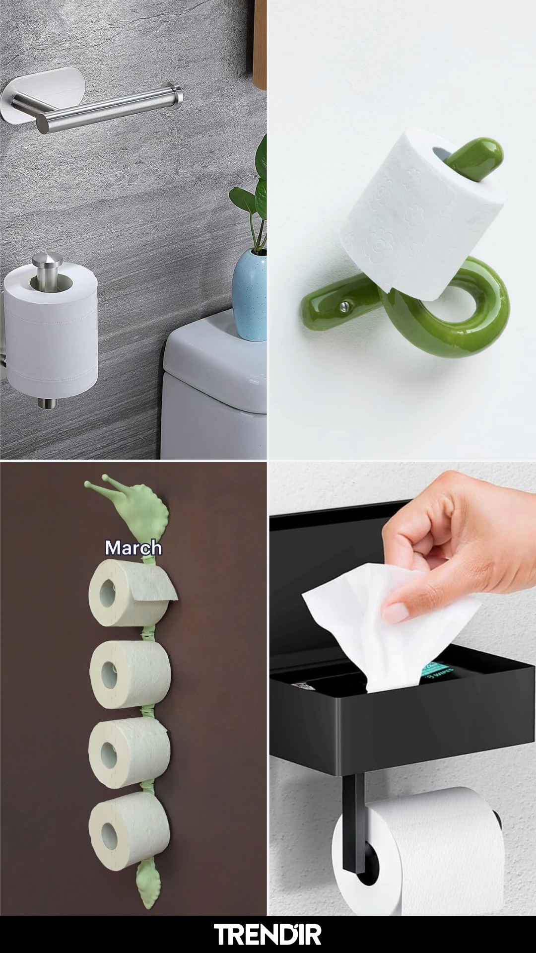 26 Toilet Paper Holder Ideas With Zero Tolerance for Cheap Plastic Roll Holders