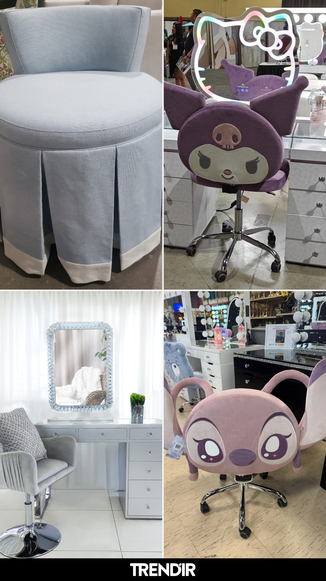 26 Vanity Chair Styles Ideas With Zero Tolerance for Clunky, Space-Killing Designs