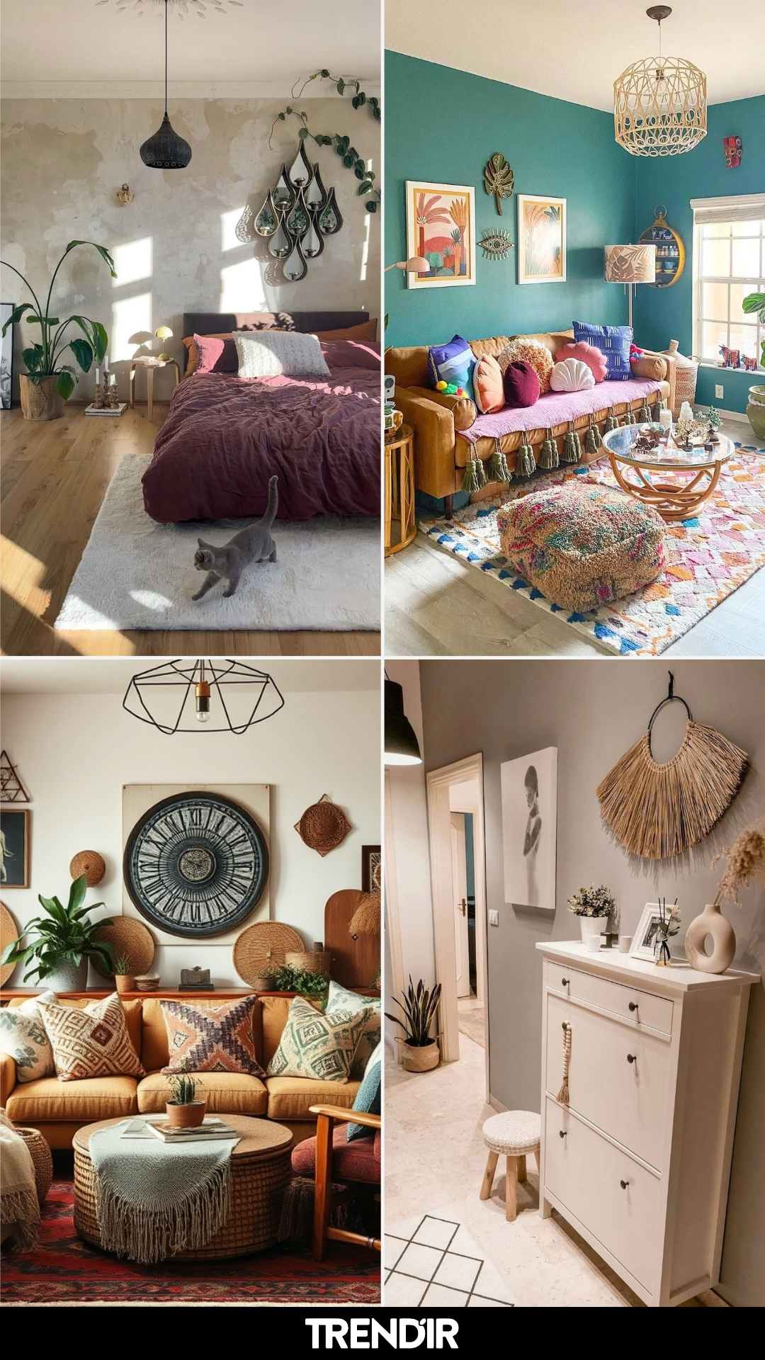 29 Bohemian Chic Home Decor Ideas With Zero Tolerance for Stiff, Perfectly Matched Interiors