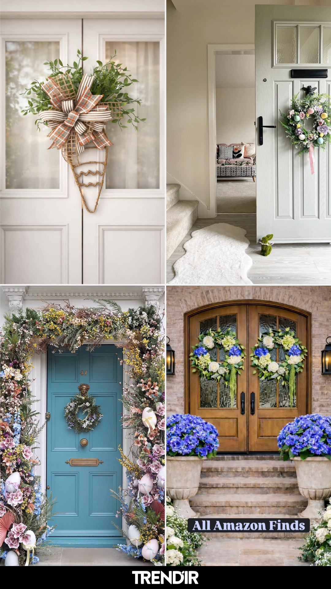 28 Spring Door Decoration Ideas That Make Your Front Door Impossible to Ignore From the Street