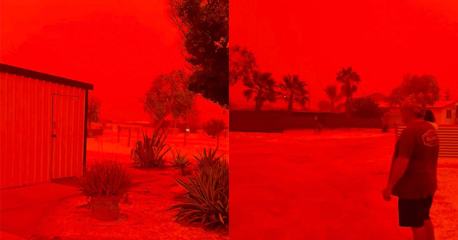 Apocalyptic Scenes in Australia as the Sky Turn Red