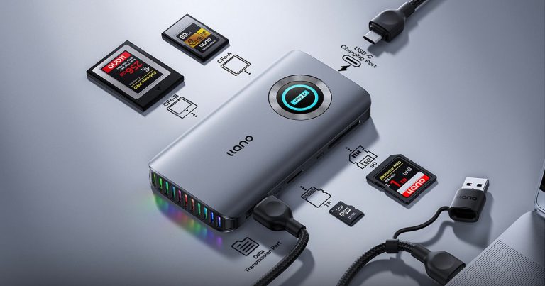 Llano’s Colorful New 4-in-1 Card Reader Is Built for Big Data Transfers