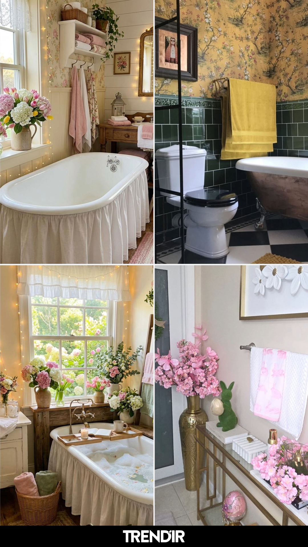 24 Spring Bathroom Decor Ideas That Make People Pause the Second They Walk In