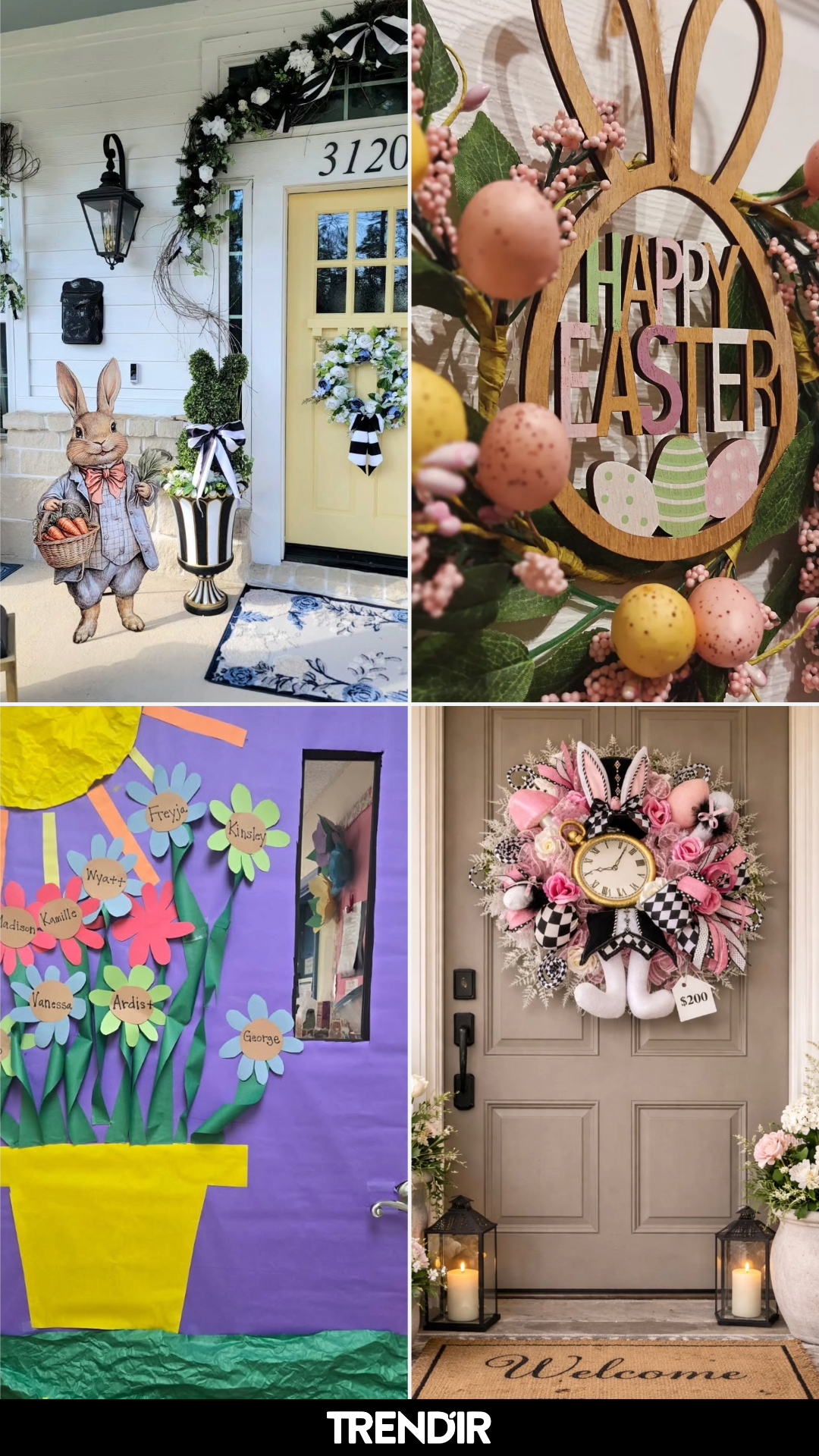 27 Spring Door Decor Ideas That Set the Tone Before You Even Step Inside