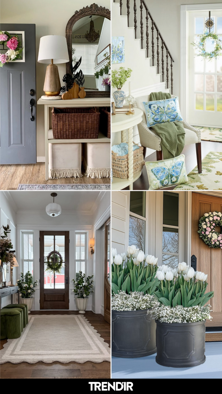 26 Spring Entryway Decor Ideas That Make Your Entryway the First Thing People Notice