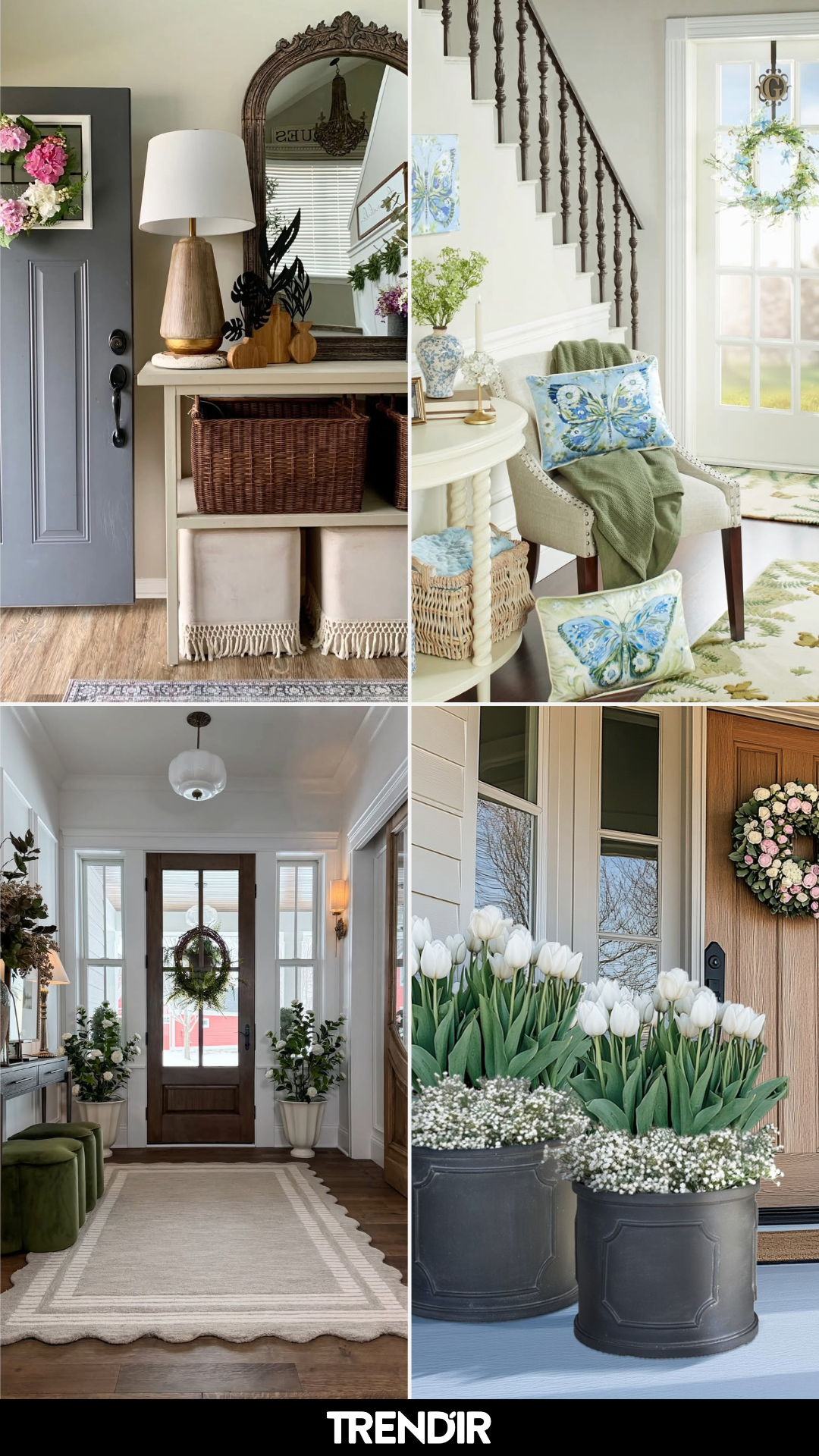26 Spring Entryway Decor Ideas That Make Your Entryway the First Thing People Notice