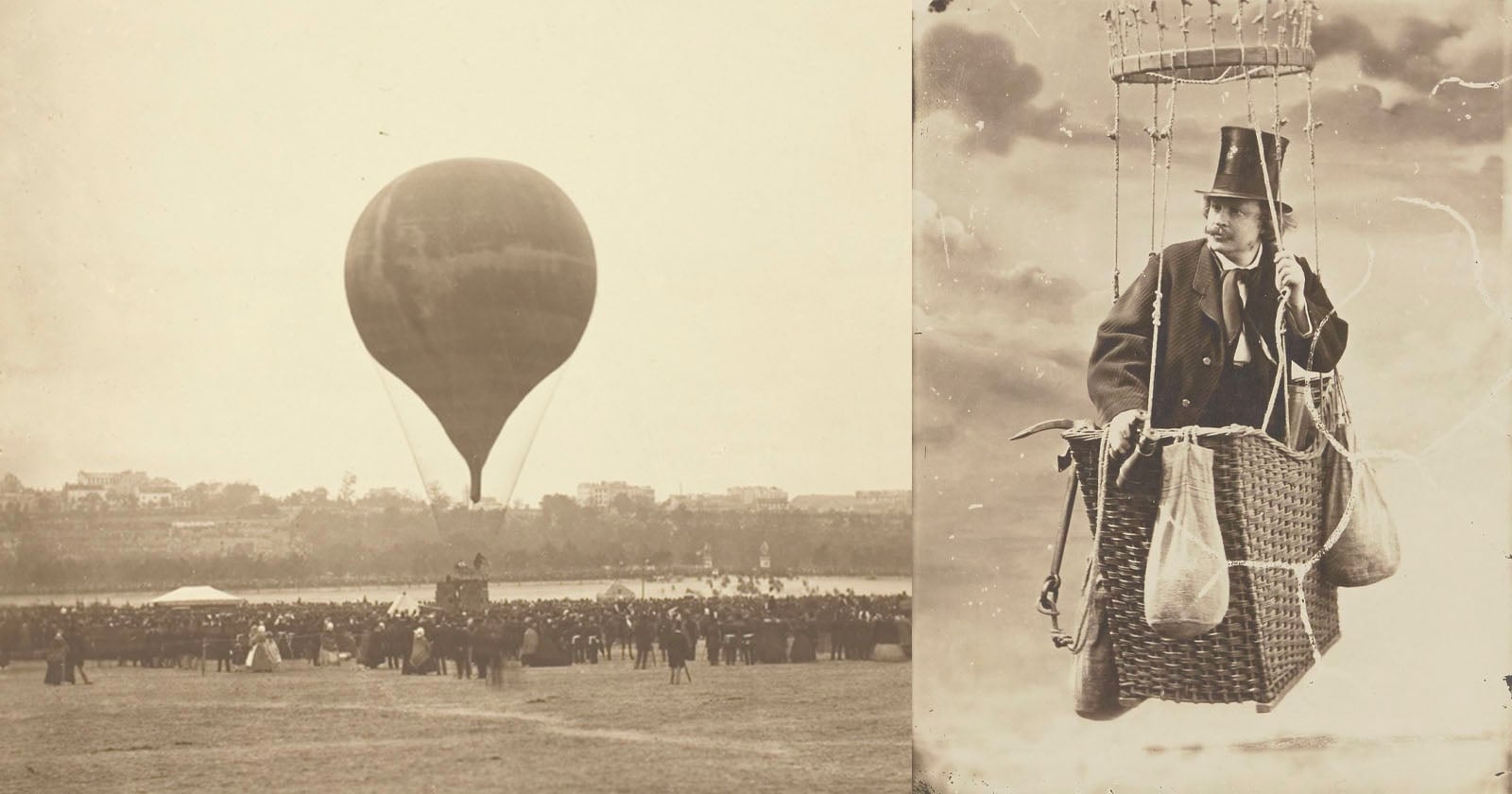 Photography Pioneer Nadar Went on a Mad Balloon Ride That Ended in Near-Catastrophe